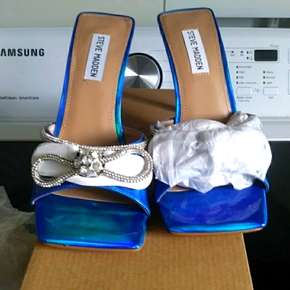 NWT Steve Madden Embellish Heeled Sandal